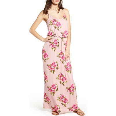 All In Favor Knit Maxi Dress, Pink