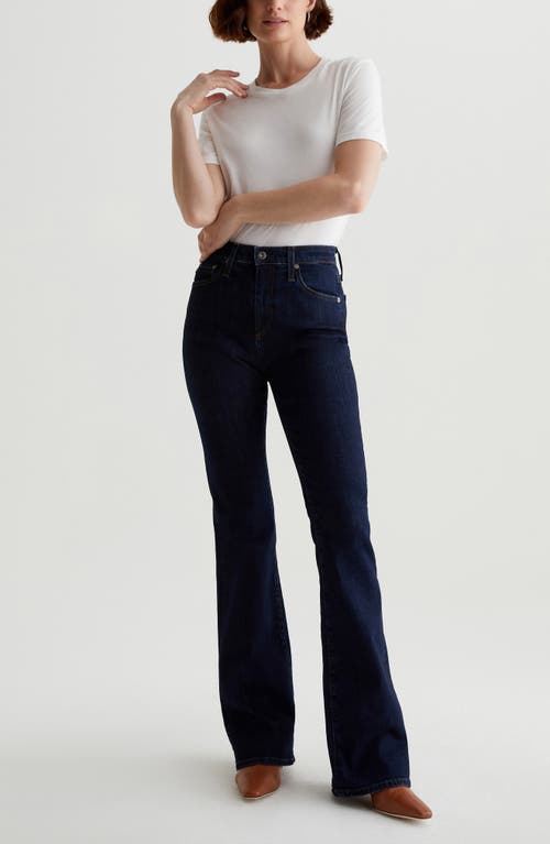 Shop Ag Farrah Mid Rise Bootcut Jeans In Modern Indigo