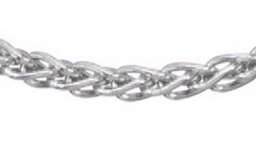 Fzn Wheat Chain Necklace In Silver