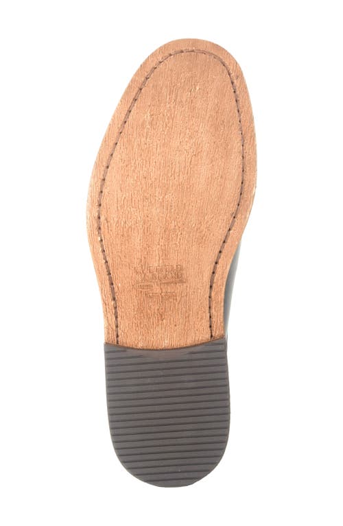Warfield & Grand Plain Toe Leather Oxford In Dark Brown