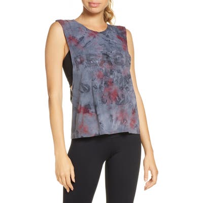 Spiritual Gangster Peace Galaxy Active Flow Muscle Tee, Blue