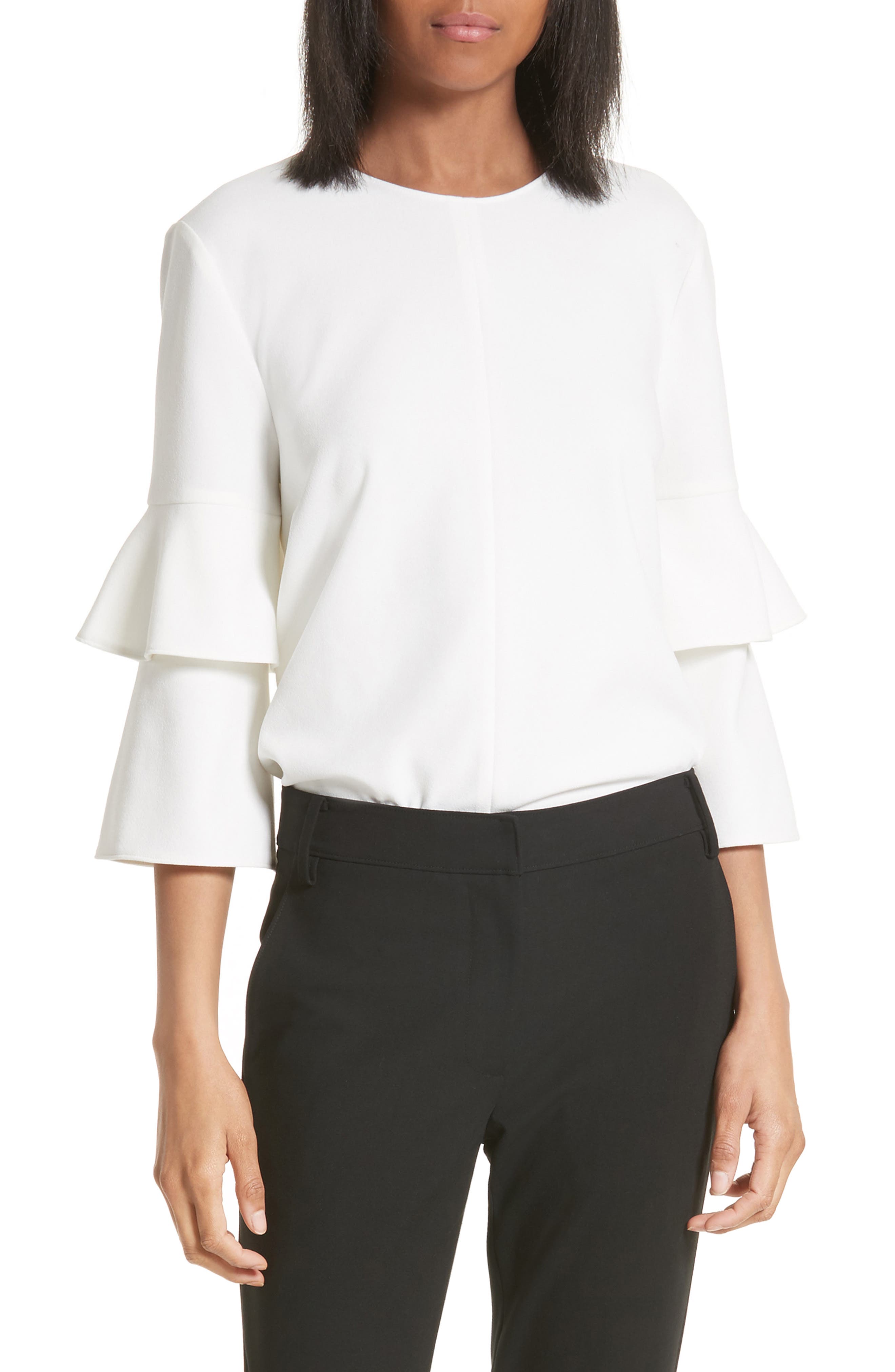 tibi bell sleeve top