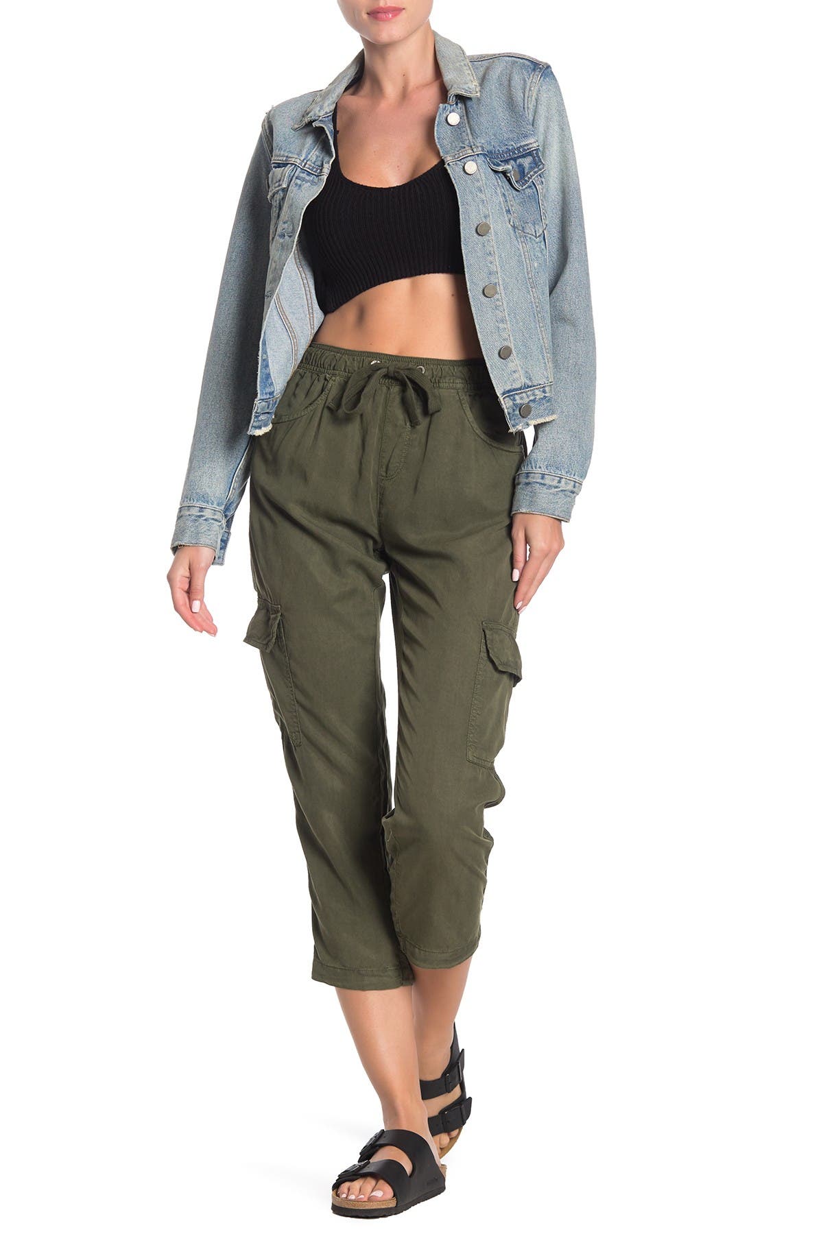 tencel cargo pants