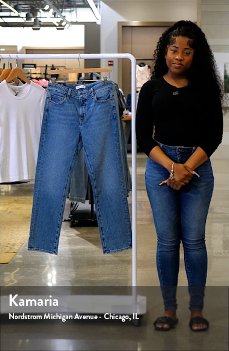 Mid Rise Straight Leg Ankle Jeans, sales video thumbnail