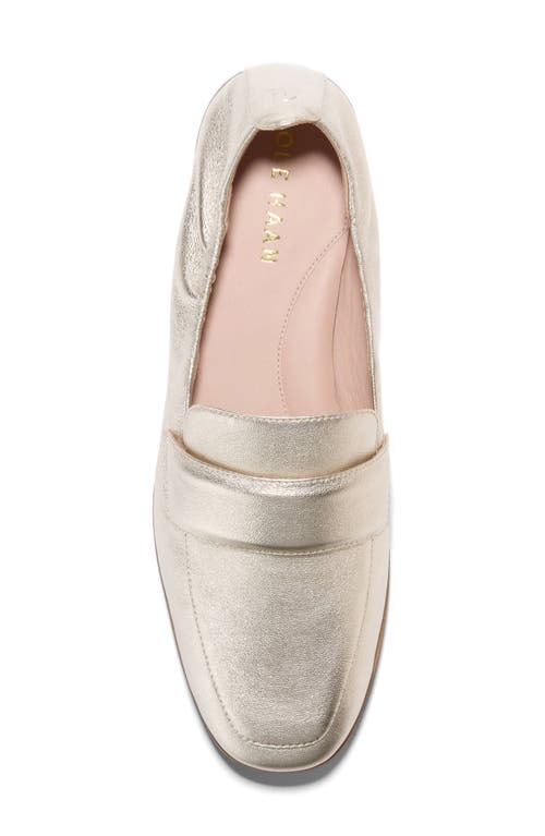 Shop Cole Haan Trinnie Loafer In Soft Gold