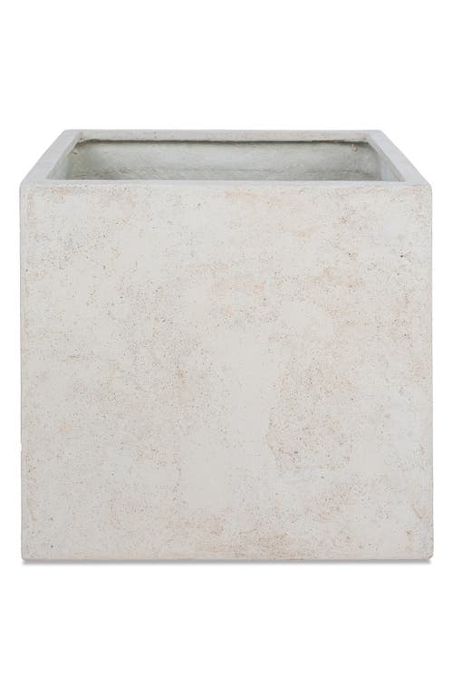 Renwil Adriel Stoneware Cube Planter in Natural at Nordstrom