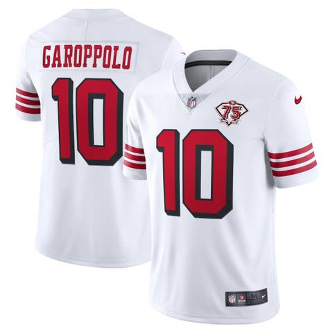 Jimmy Garoppolo San Francisco 49ers Nike 75th Anniversary 2nd Alternate  Vapor Limited Jersey - White