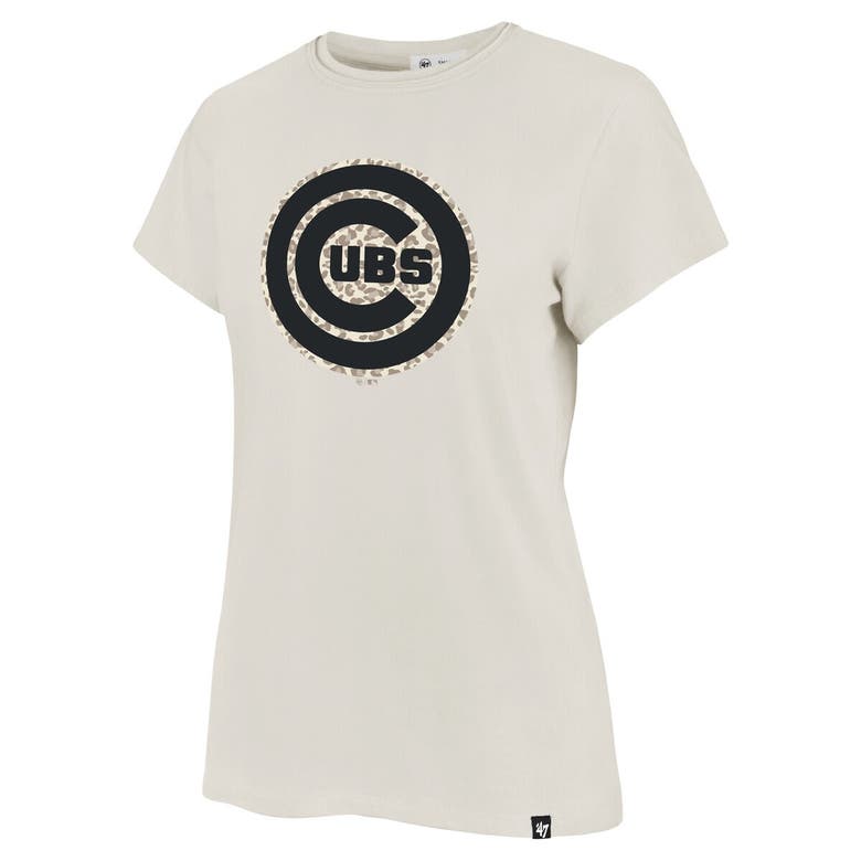 Shop 47 ' Oatmeal Chicago Cubs Imprint Frankie T-shirt