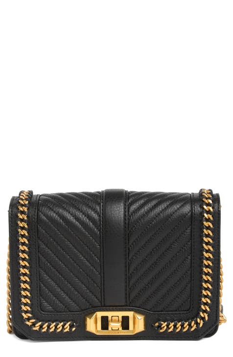 Small Chevron Quilted Crossbody Bag