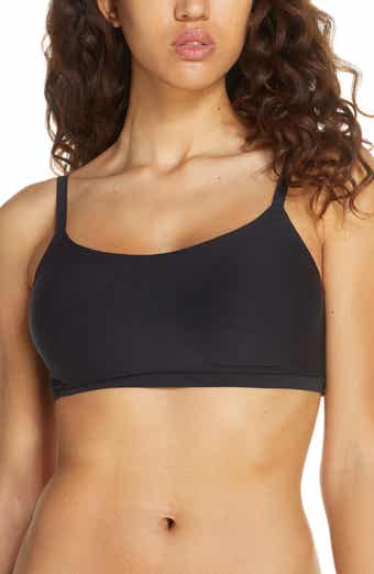 Chantelle Soft Stretch V-Neck Padded Crop Bra, Cocoa at John Lewis &  Partners