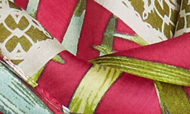 Vince Camuto Washy Palms Oblong Scarf In Warm Multi