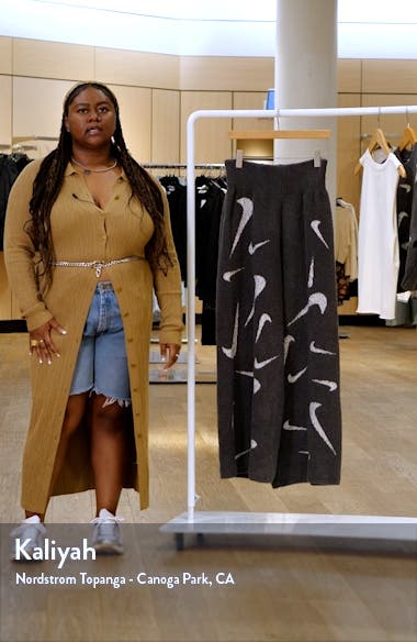 Nike Sportswear Phoenix Cozy Bouclé Wide Leg Pants | Nordstrom