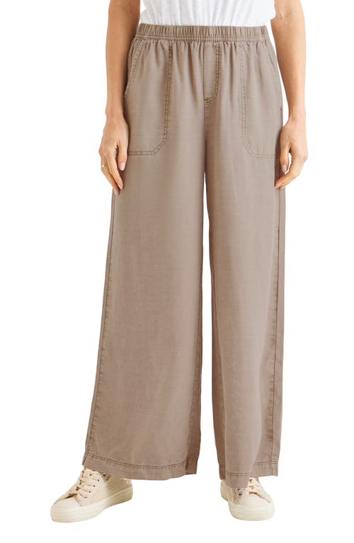 Splendid Angie Lyocell & Linen Palazzo Pants at Nordstrom,