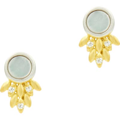 Freida Rothman Fleur Bloom Mother-Of-Pearl Earrings