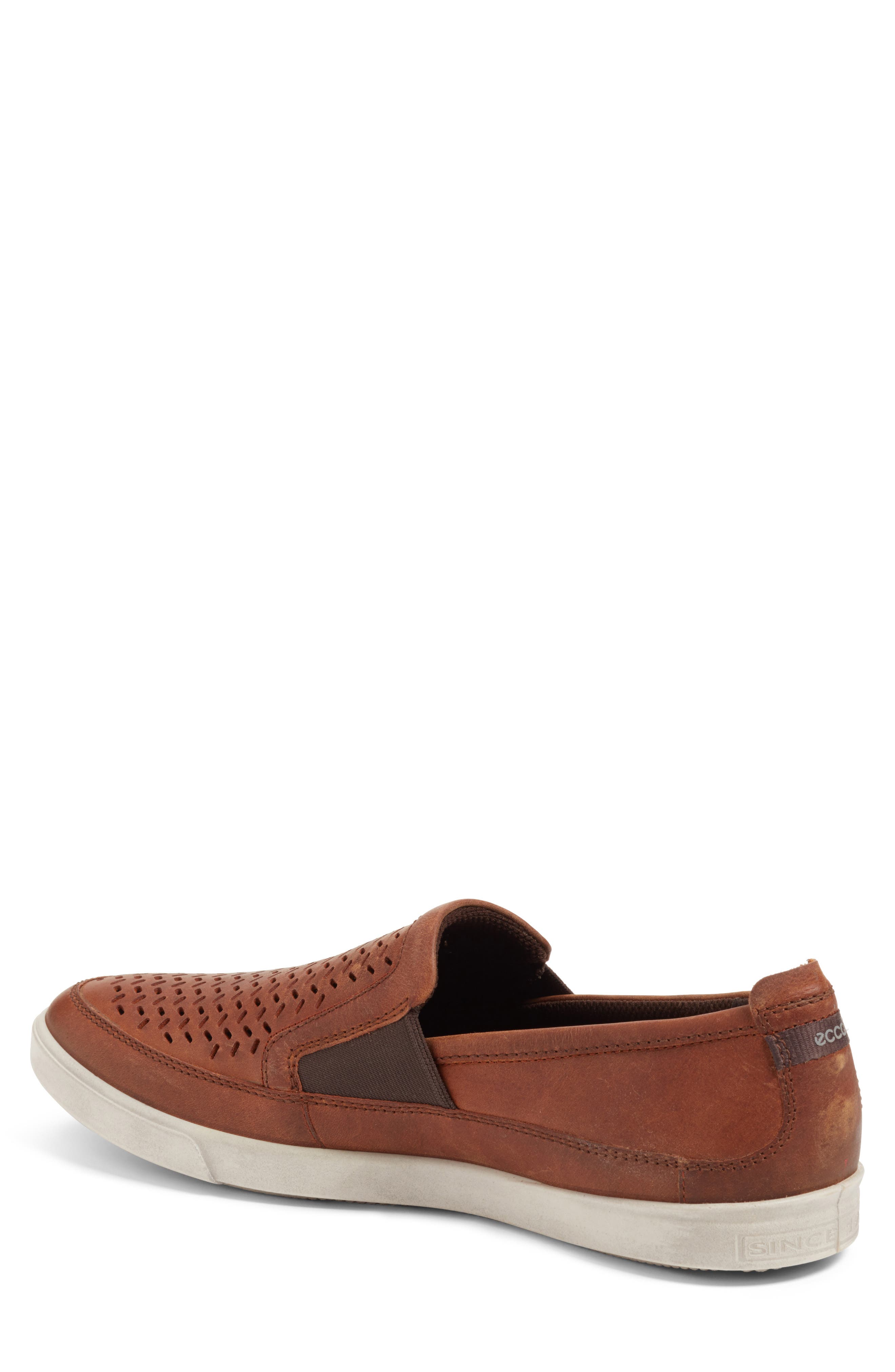 ecco perforated slip on