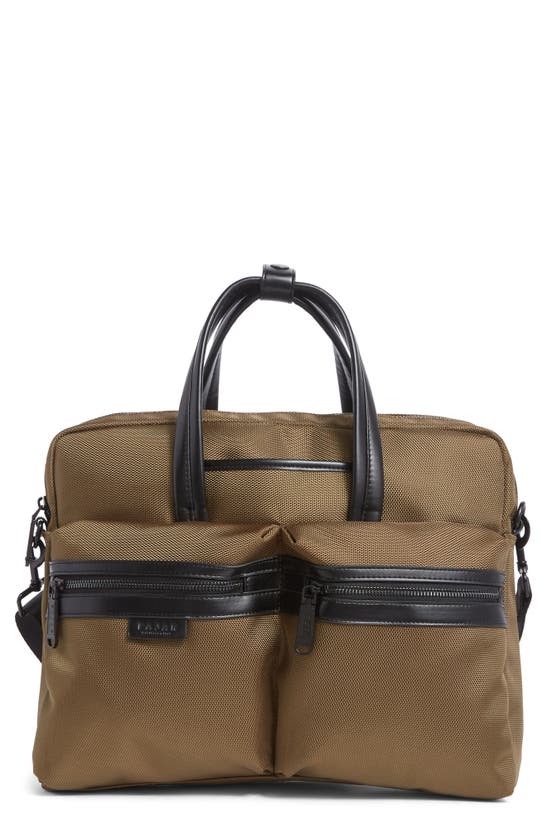 Shop Pajar Ballistic Poly Laptop Case In Military Olive
