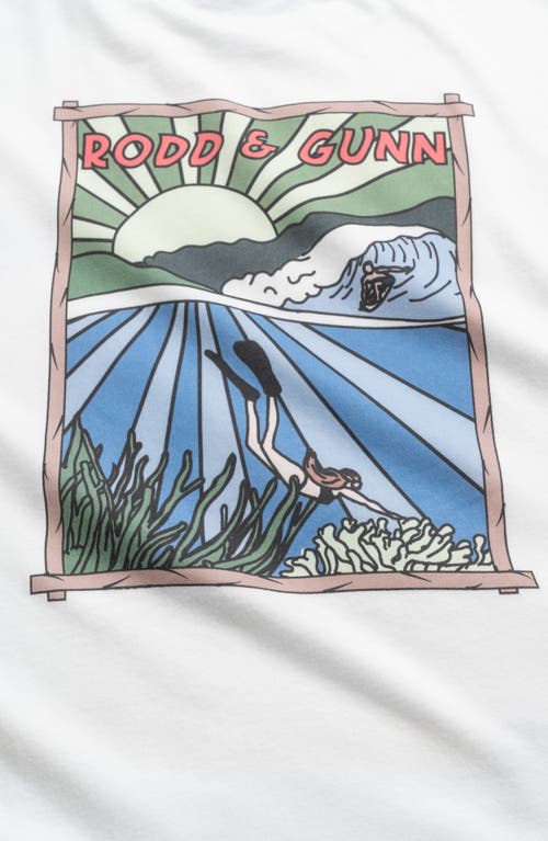 Rodd & Gunn Shipwreck Bay Graphic Tee In Snow