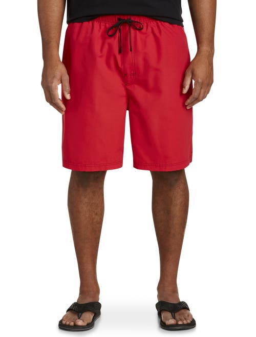 Shop Xdmy Harbor Bay By Dxl Harbor Bay By Dxl Swim Trunks In Red