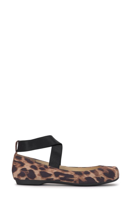 Shop Jessica Simpson 'mandalaye' Leather Flat In Natural Spots