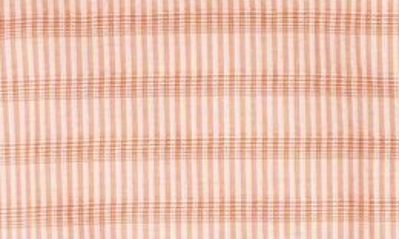 Shop Billy Reid John T Standard Fit Stripe Cotton Dobby Button-up Shirt In Terracotta