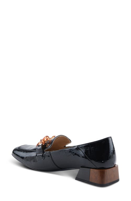 Azura By Spring Step Baldwin Loafer Pump In Black Patent