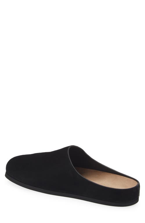 Common Projects Black Suede Clog Loafers In Black