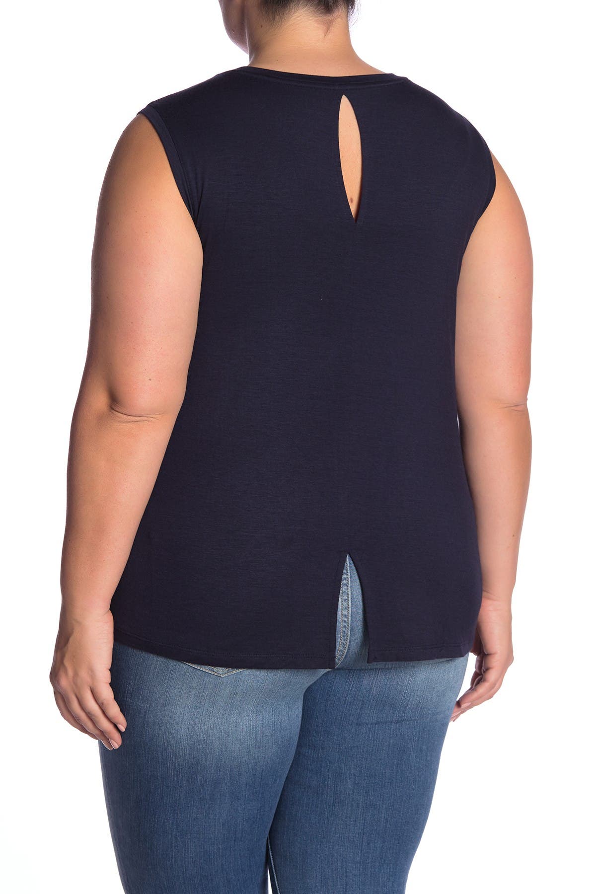 Halogen Crew Neck Keyhole Tank Top Nordstrom Rack 8050