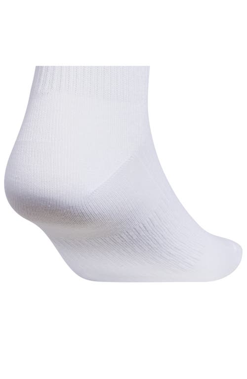 Shop Adidas Originals Adidas 6-pack Superlite Quarter Socks In White/black