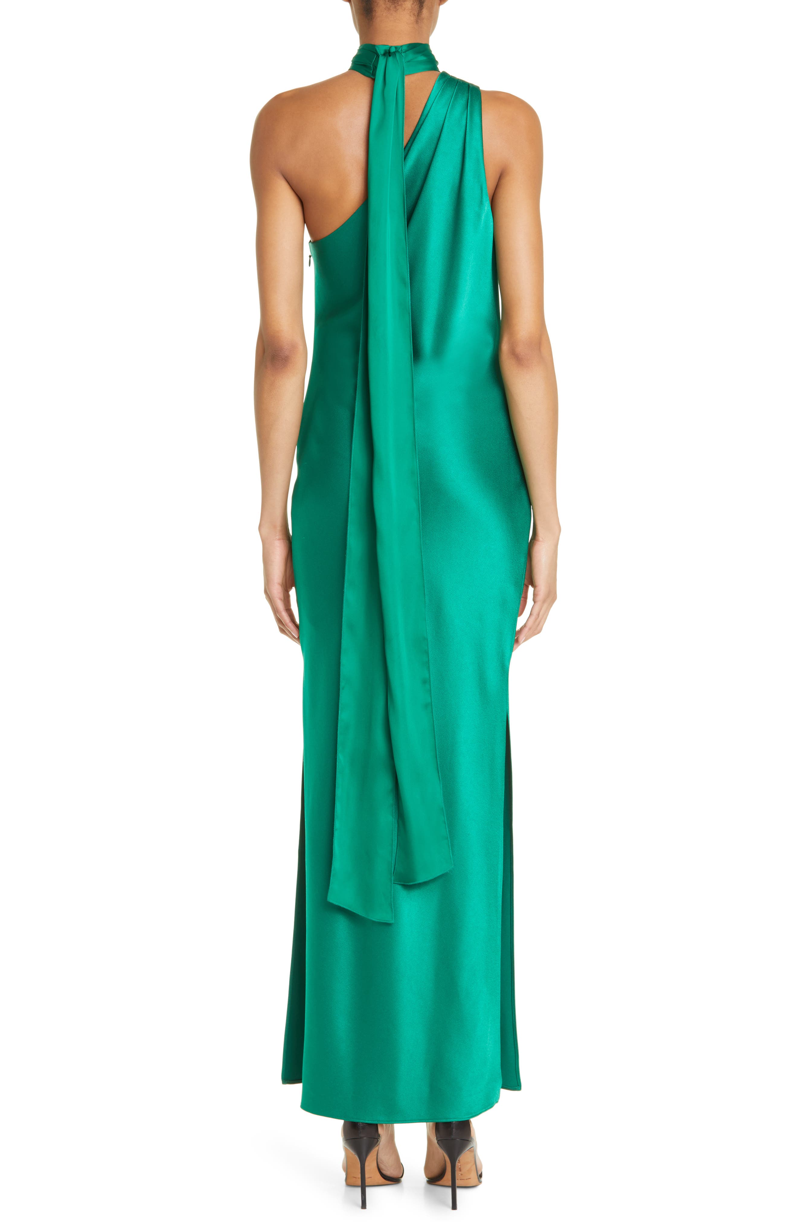 alice and olivia emerald green dress Alexis Lexia Dress
