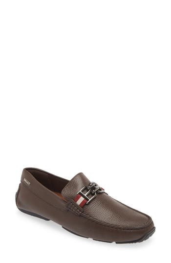 Bally Parsal Driving Loafer In Brown