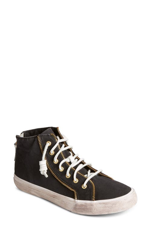 Women’s Sperry x Rebecca Minkoff Washed Canvas High Top Sneaker in Black at Nordstrom, Size 12