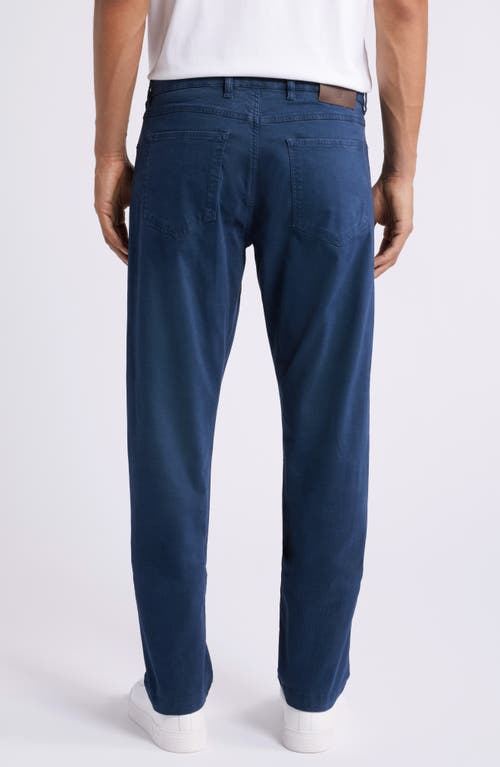 Shop Jack Victor Jackie 5-pocket Stretch Cotton Pants In Navy