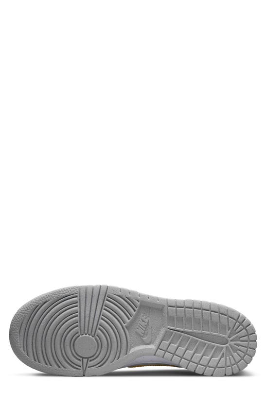 Nike 'dunk Low' Sneaker In Blue Chill/ Yellow/ White