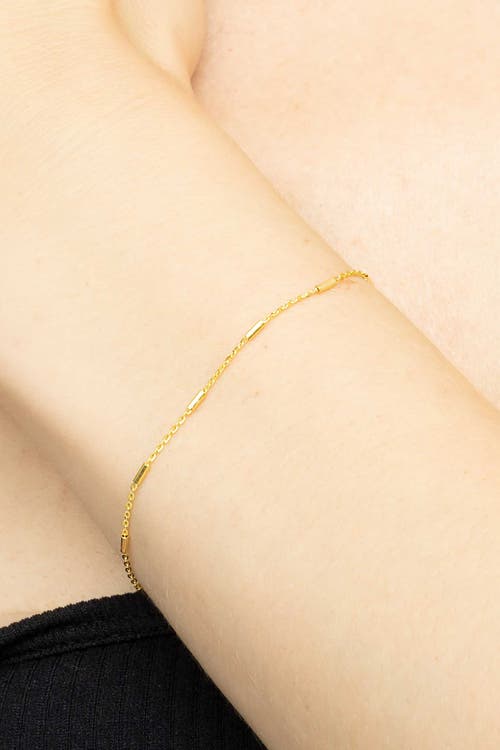 Shop Oradina 14k Yellow Gold Vicenza Rolo Bracelet