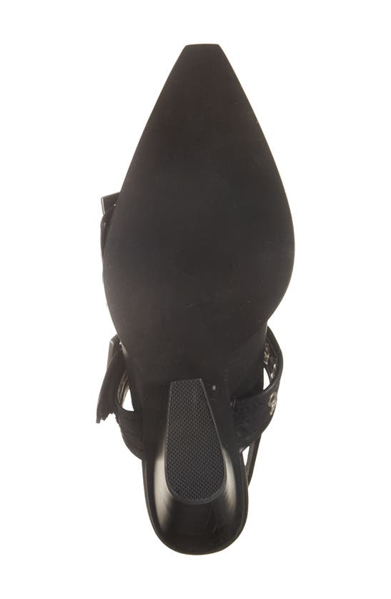 Jeffrey Campbell Carlie Slingback Pump In Black Silver