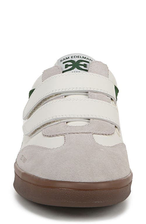 Shop Sam Edelman Talia Sneaker In Optic White/bright Pine