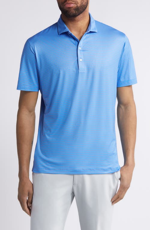 Double Eagle Pinstripe PREP-FORMANCE Polo in Victory