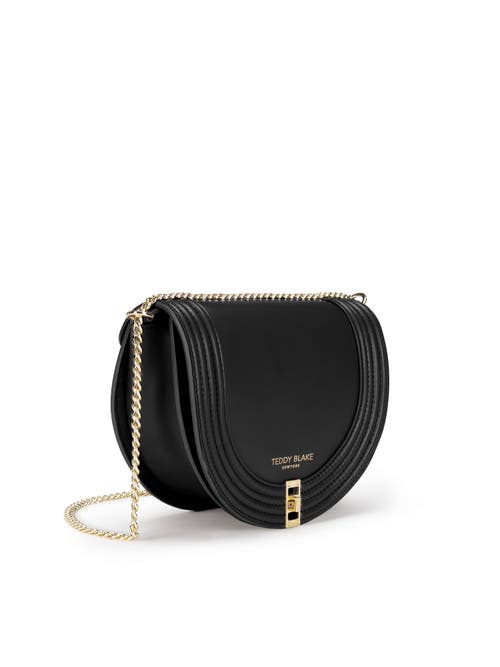 Teddy Blake Cleo Vitello 8" In Black&red