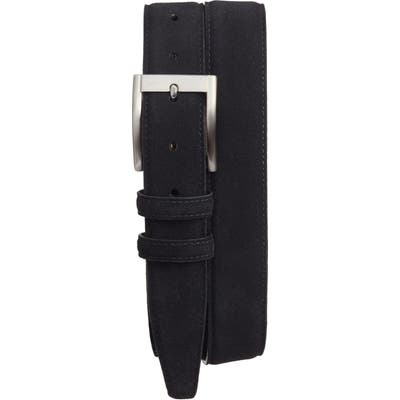 Torino Suede Belt, Black