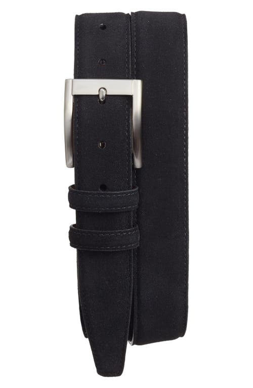 Suede Belt in Black