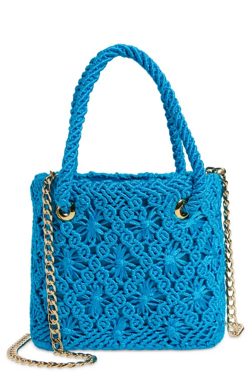 CAMILA MESAR Capaes Mini Shoulder Bag in Turquoise