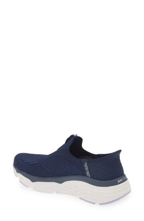 Shop Skechers Max Cushioning Elite™ Sneaker In Navy/lavender