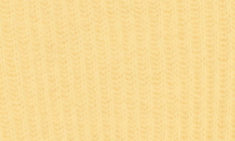 Shop Reiss Trinny Rib Wool & Cashmere V-neck Sweater In Yellow