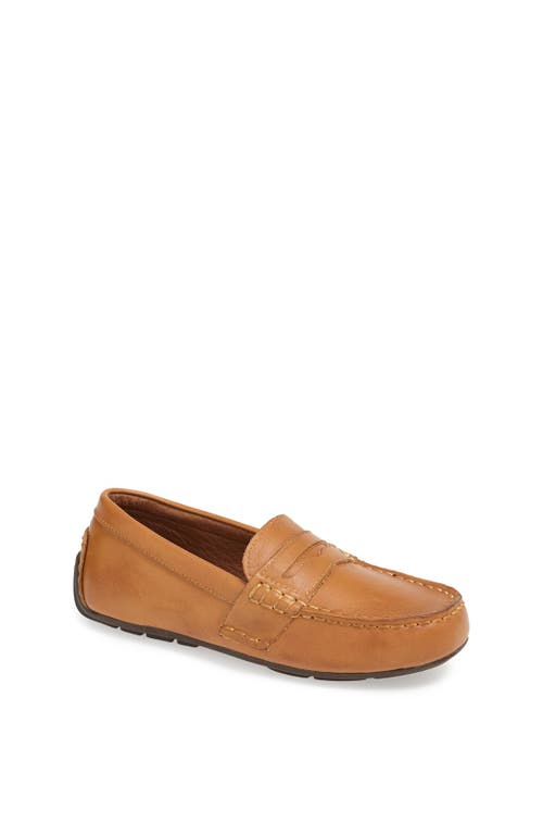 Ralph Lauren 'Telly' Loafer in Tan Burnished Leather 