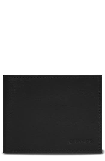 CHAMPS CHAMPS ONYX LEATHER RFID BIFOLD WALLET 