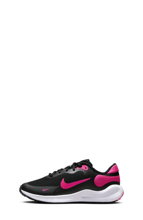Nike Revolution 7 Sneaker In Black/hyper Pink/white