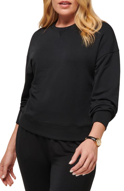 Generic Women Crewneck Sweatshirt Sweater Printed Ladies Fresh Cute Black XL  @ Best Price Online