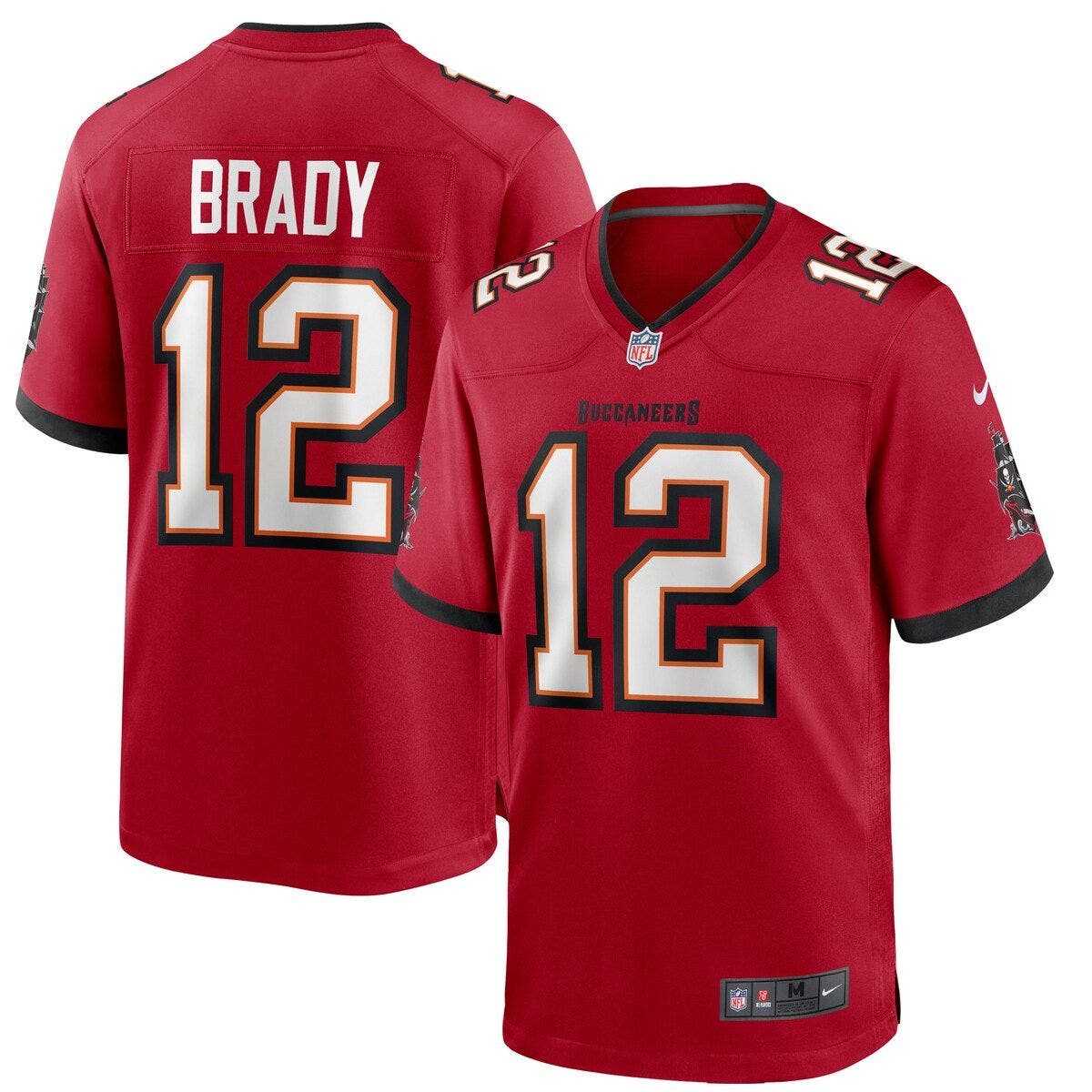 tom brady red jersey