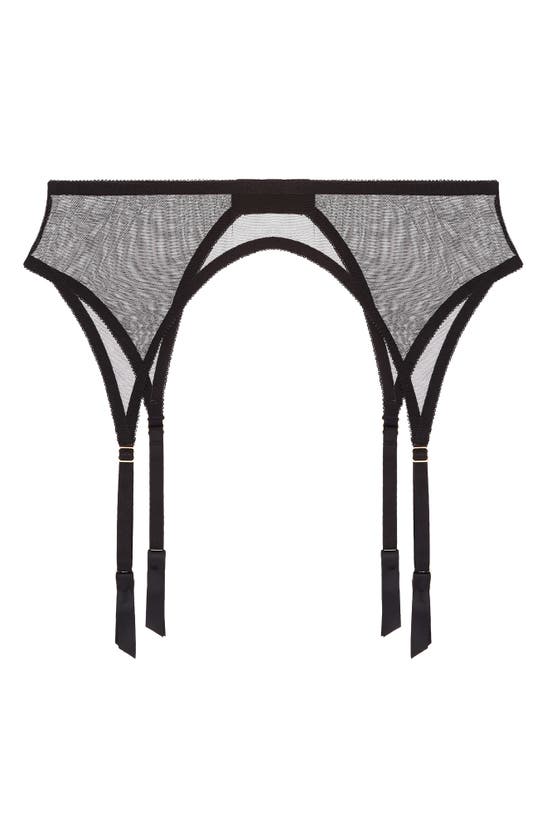 JOURNELLE JOURNELLE ODETTE CLASSIC MESH GARTER BELT