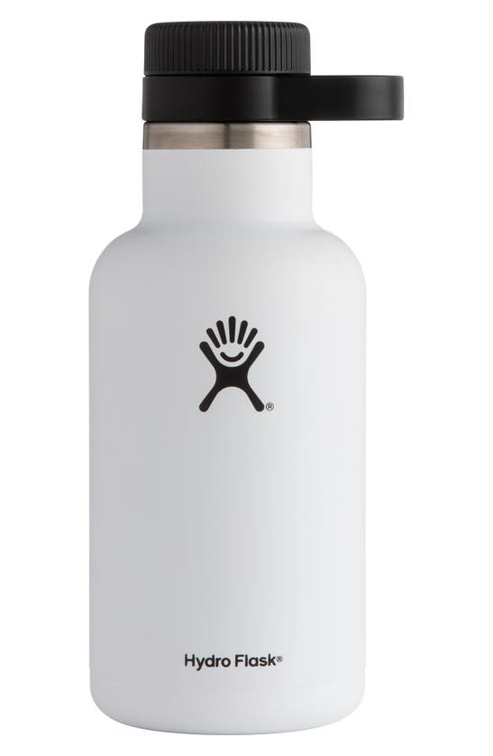 Shop Hydro Flask 64-ounce Wide Mouth Growler In White